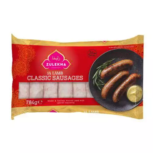 Zulekha Lamb Classic Sausages